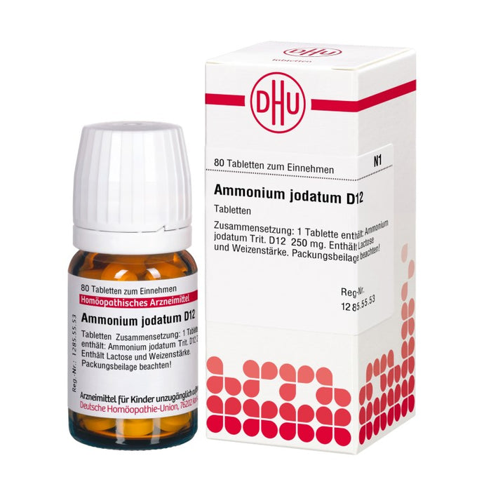 Ammonium jodatum D12 DHU Tabletten, 80 St. Tabletten