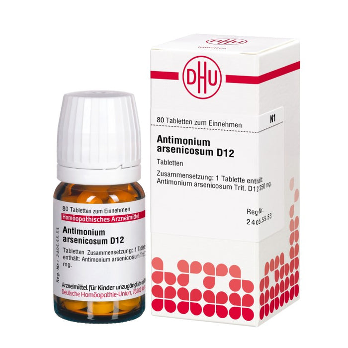 DHU Antimonium arsenicosum D12 Tabletten, 80 pc Tablettes