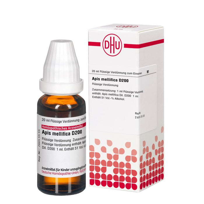 Apis mellifica D200 DHU Dilution, 20 ml Lösung