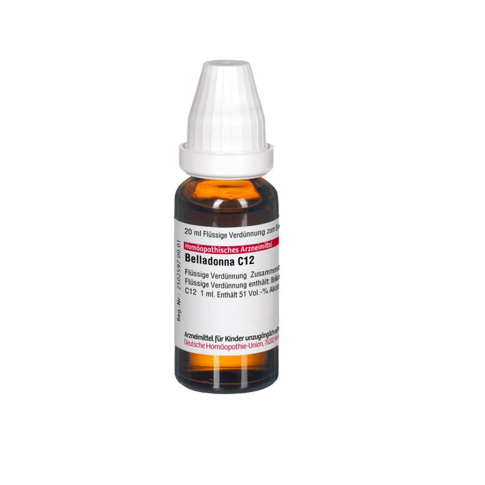 Belladonna C12 DHU Dilution, 20 ml Lösung