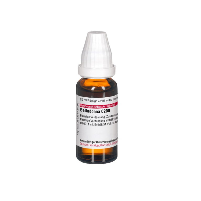 Belladonna C200 DHU Dilution, 20 ml Lösung