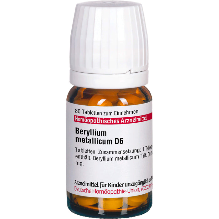 Beryllium metallicum D6 DHU Tabletten, 80 St. Tabletten