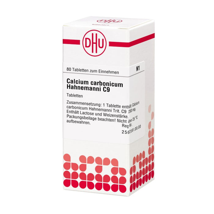 DHU Calcium carbonicum C9 Tabletten Hahnemanni, 80 St. Tabletten