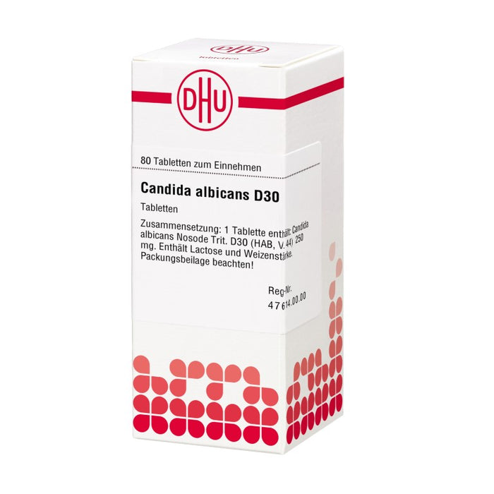 Candida albicans D30 DHU Tabletten, 80 St. Tabletten