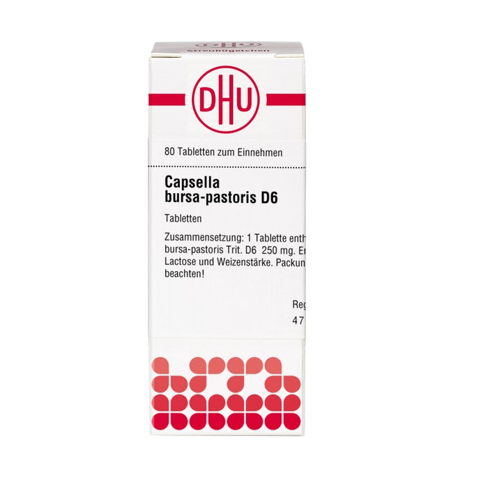 DHU Capsella bursa-pastoris D6 Tabletten, 80 pc Tablettes