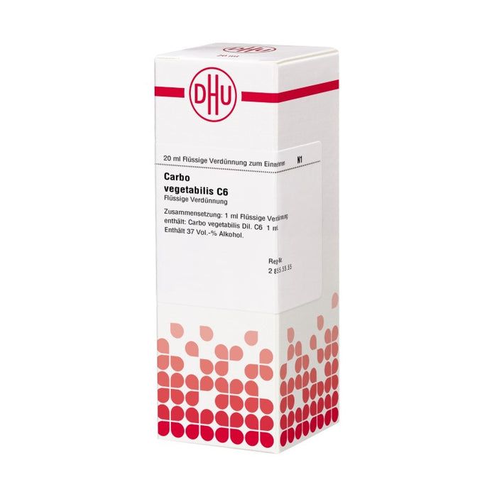 DHU Carbo vegetabilis C6 Dilution, 20 ml Lösung