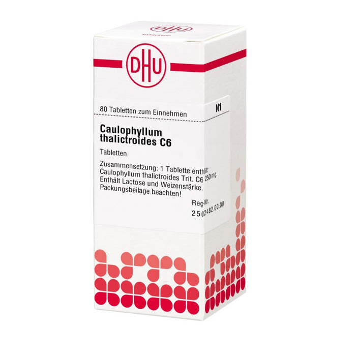 DHU Caulophyllum thalictroides C6 Tabletten, 80 pc Tablettes