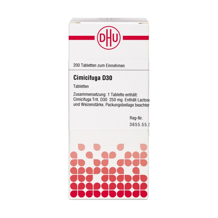 DHU Cimicifuga D30 Tabletten, 200 pc Tablettes