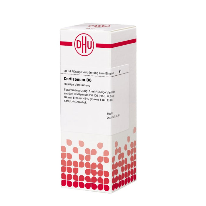 Cortisonum D6 DHU Dilution, 20 ml Lösung