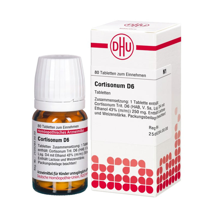 DHU Cortisonum D6 Tabletten, 80 pcs. Tablets