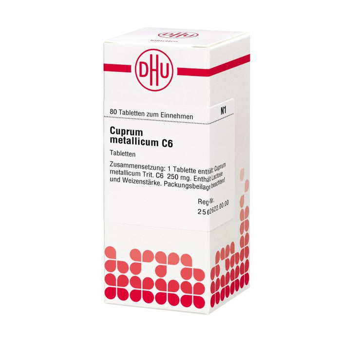 Cuprum metallicum C6 DHU Tabletten, 80 St. Tabletten