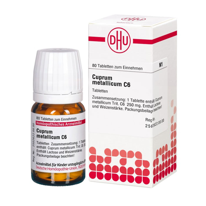 DHU Cuprum metallicum C6 Tabletten, 80 pcs. Tablets