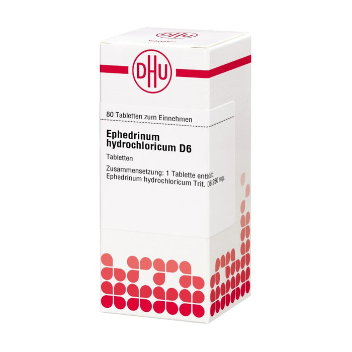 DHU Ephedrinum hydrochloricum D 6 Tabletten, 80 St. Tabletten