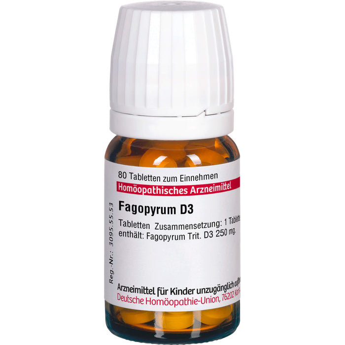 Fagopyrum D3 DHU Tabletten, 80 St. Tabletten