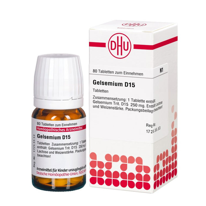 DHU Gelsemium D15 Tabletten, 80 St. Tabletten