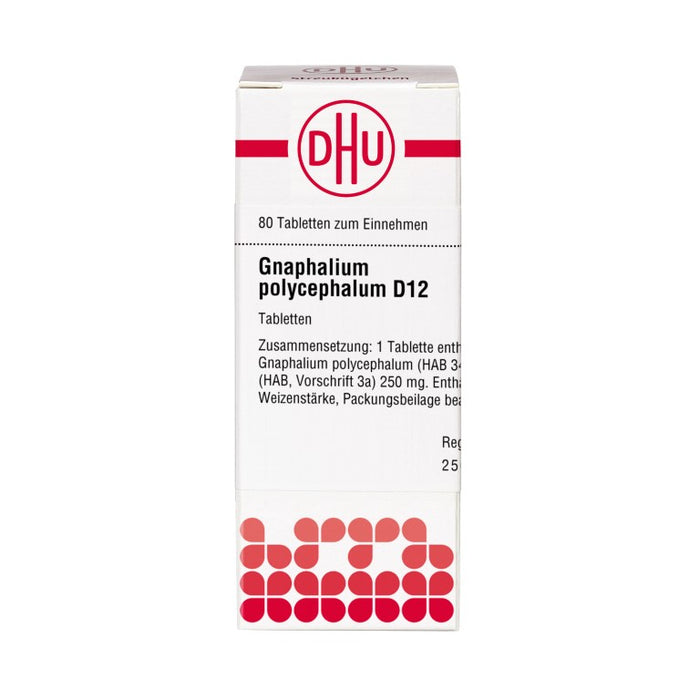 DHU Gnaphalium polycephalum D12 Tabletten, 80 St. Tabletten