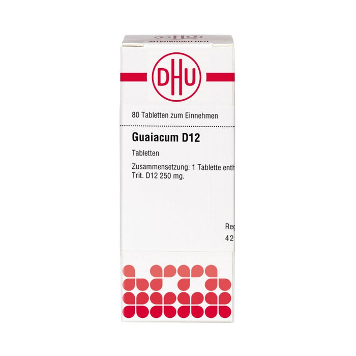 DHU Guaiacum D12 Tabletten, 80 St. Tabletten