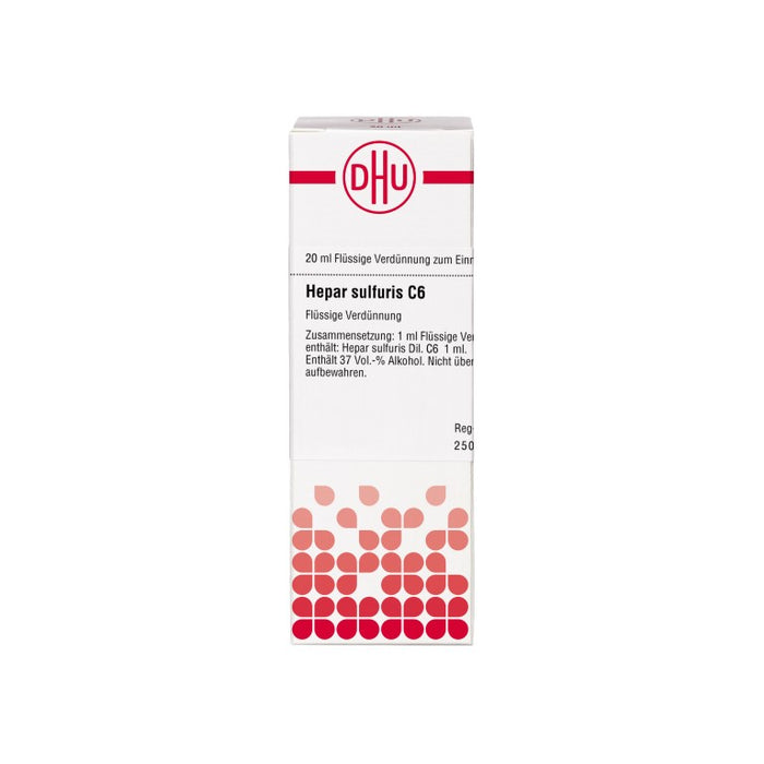 DHU Hepar sulfuris C6 Dilution, 20 ml Lösung