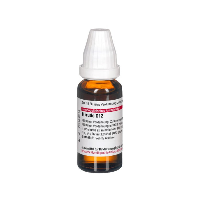 Hirudo D12 DHU Dilution, 20 ml Lösung