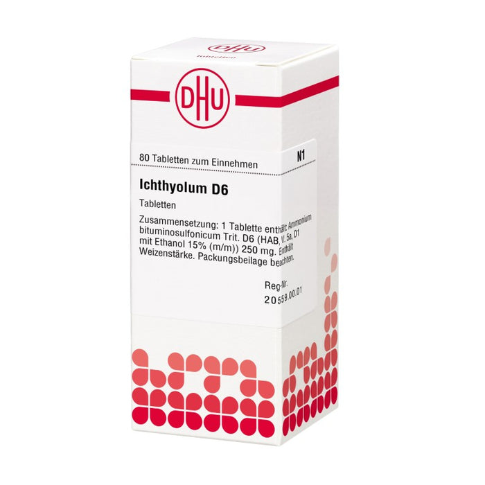 DHU Ichthyolum D6 Tabletten, 80 pcs. Tablets