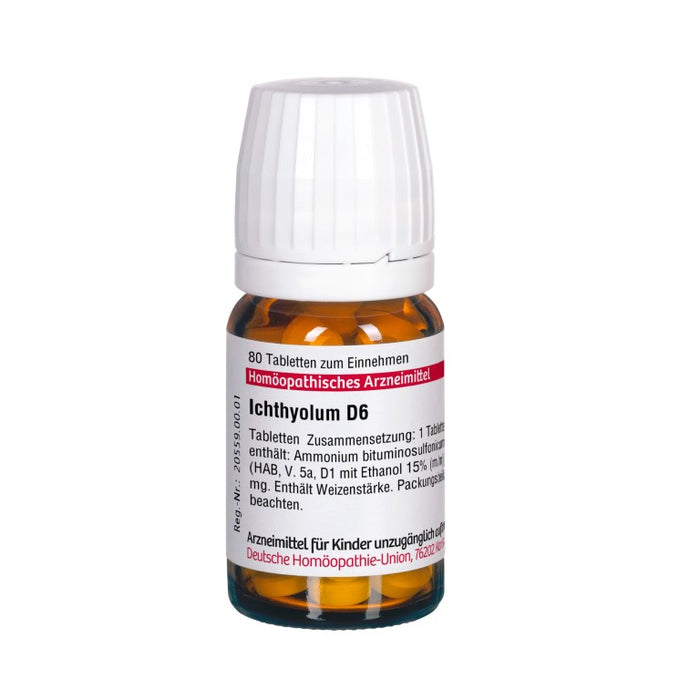 Ichthyolum D6 DHU Tabletten, 80 St. Tabletten