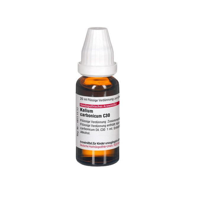 Kalium carbonicum C30 DHU Dilution, 20 ml Lösung