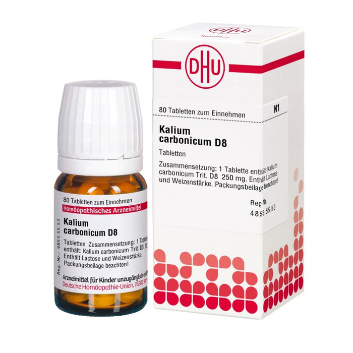 Kalium carbonicum D8 DHU Tabletten, 80 St. Tabletten