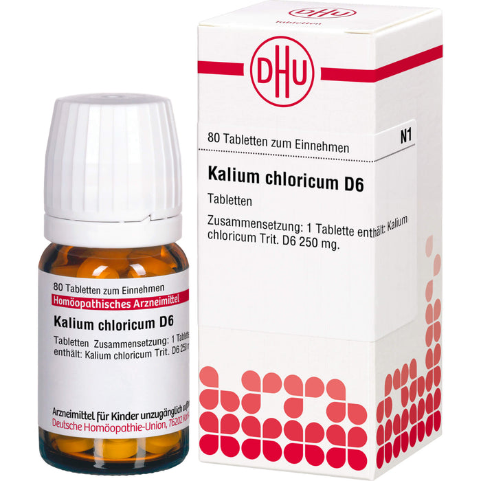 Kalium chloricum D6 DHU Tabletten, 80 St. Tabletten