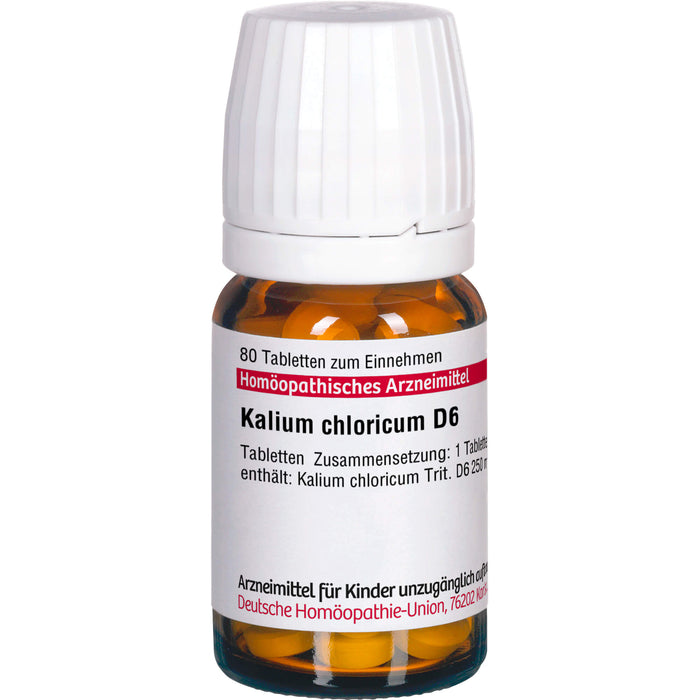 Kalium chloricum D6 DHU Tabletten, 80 St. Tabletten