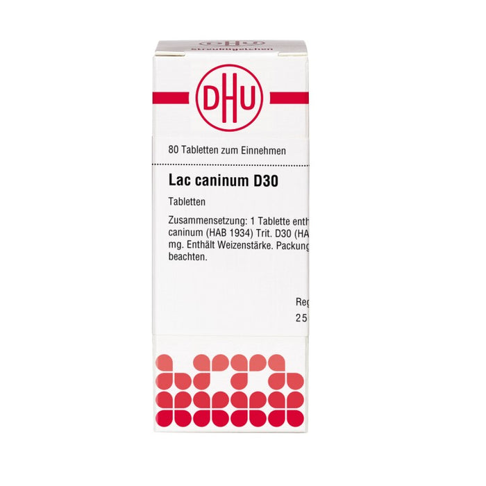 DHU Lac caninum D30 Tabletten, 80 St. Tabletten