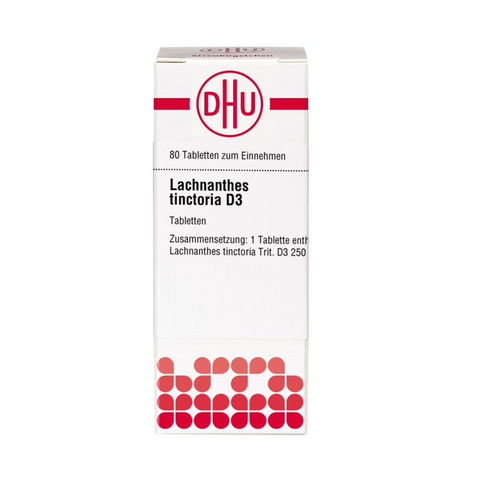 Lachnanthes tinctoria D3 DHU Tabletten, 80 St. Tabletten