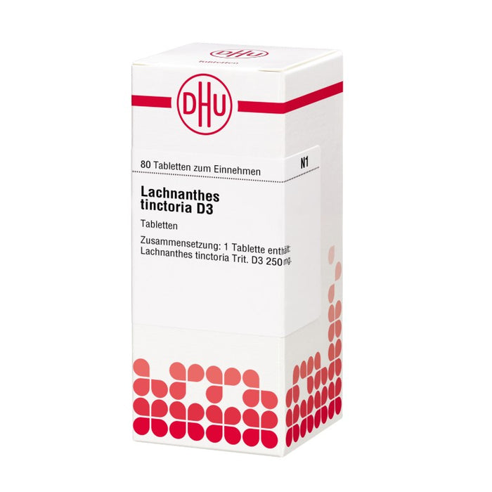 Lachnanthes tinctoria D3 DHU Tabletten, 80 St. Tabletten