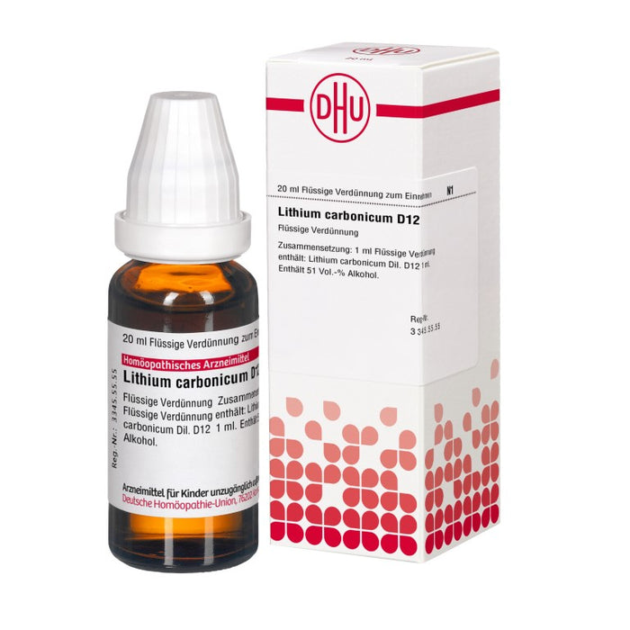 Lithium carbonicum D12 DHU Dilution, 20 ml Lösung