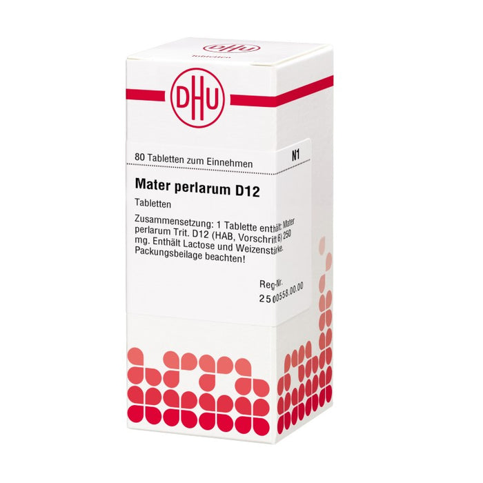 DHU Mater perlarum D12 Tabletten, 80 St. Tabletten