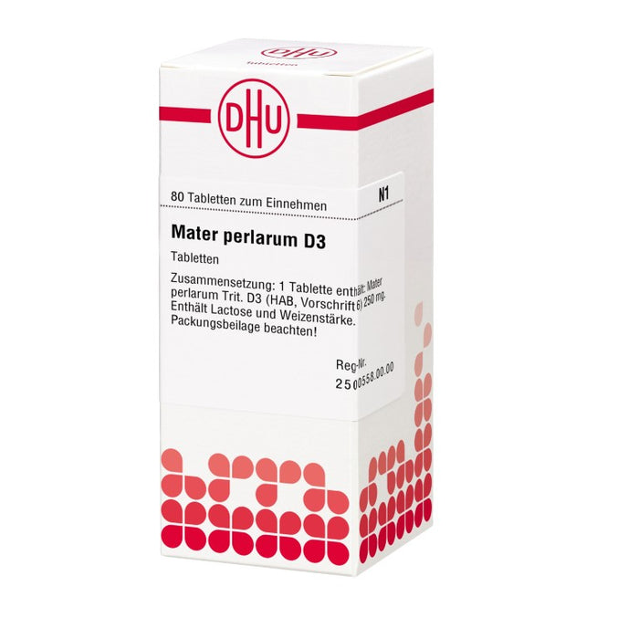 Mater perlarum D3 DHU Tabletten, 80 St. Tabletten