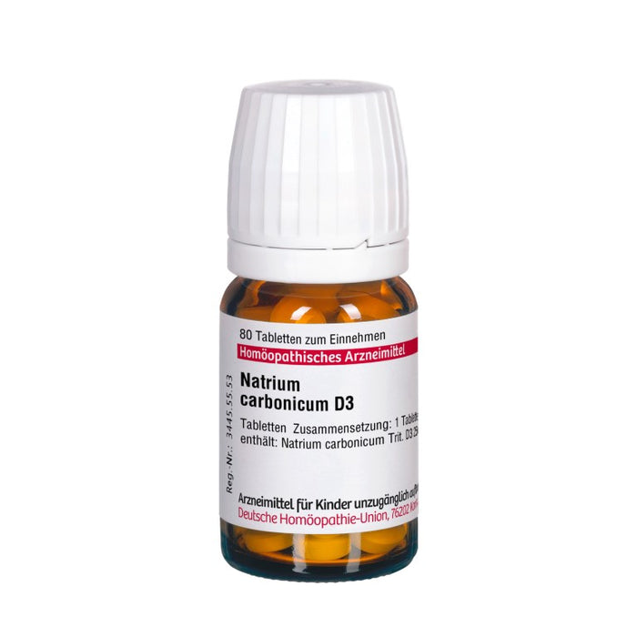 DHU Natrium carbonicum D3 Tabletten, 80 St. Tabletten