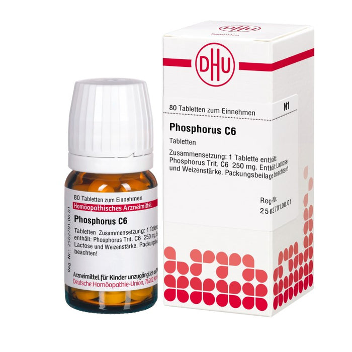 Phosphorus C6 DHU Tabletten, 80 St. Tabletten