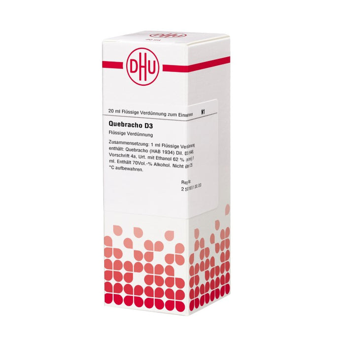 Quebracho D3 DHU Dilution, 20 ml Lösung