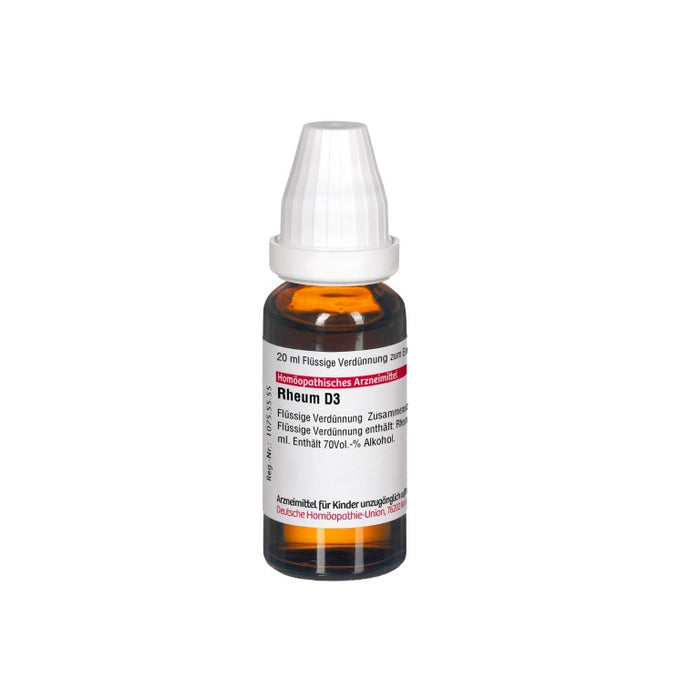 Rheum D3 DHU Dilution, 20 ml Lösung