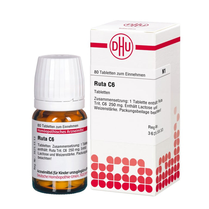 DHU Ruta C6 Tabletten, 80 pc Tablettes