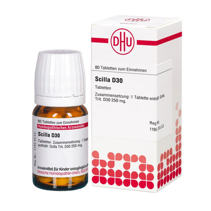 Scilla D30 DHU Tabletten, 80 St. Tabletten