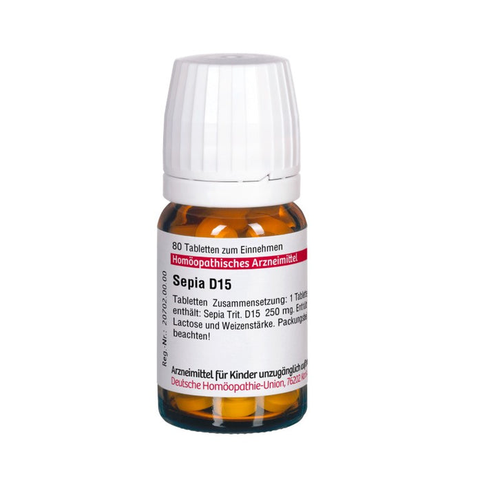 Sepia D15 DHU Tabletten, 80 St. Tabletten