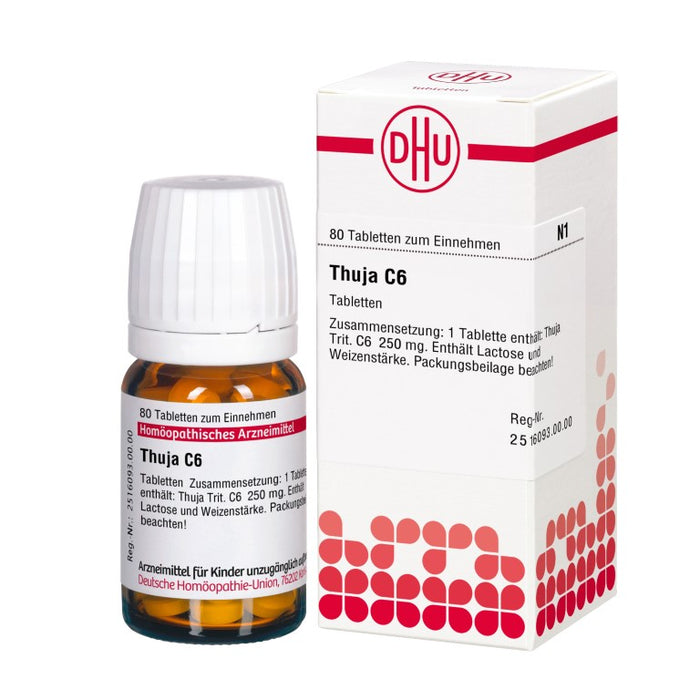 DHU Thuja C6 Tabletten, 80 pc Tablettes