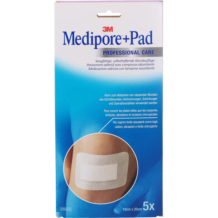 Medipore + Pad 3M 10cmx20cm, 5 St PFL