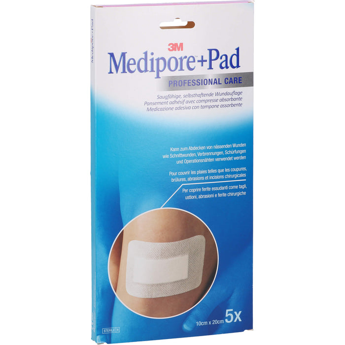 Medipore + Pad 3M 10cmx20cm, 5 St PFL