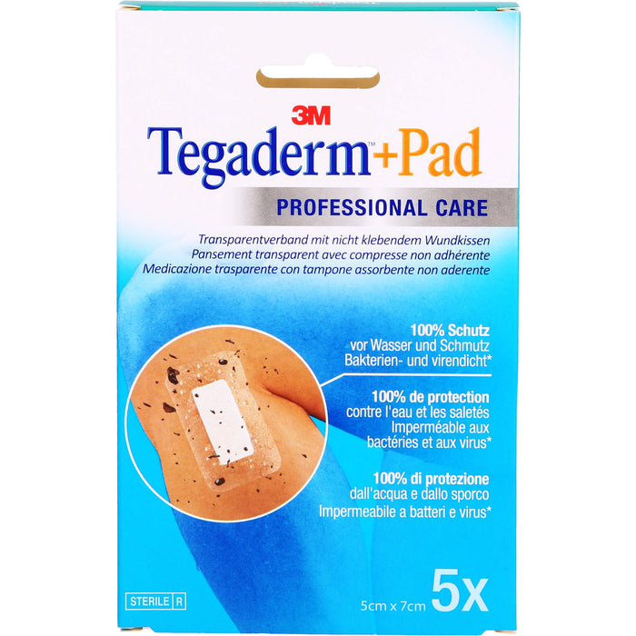 Tegaderm Plus Pad 3M 5,0cmx7,0cm, 5 pc Pansement