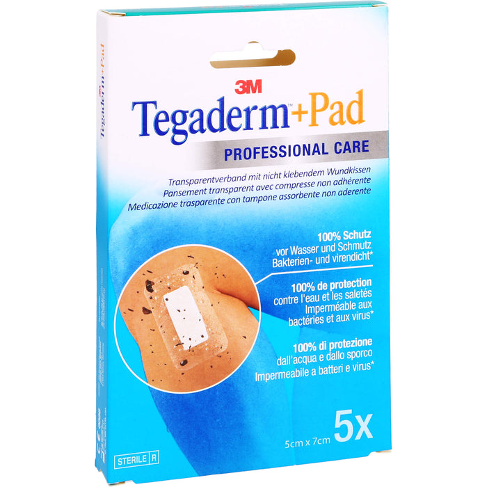 Tegaderm Plus Pad 3M 5,0cmx7,0cm, 5 pc Pansement