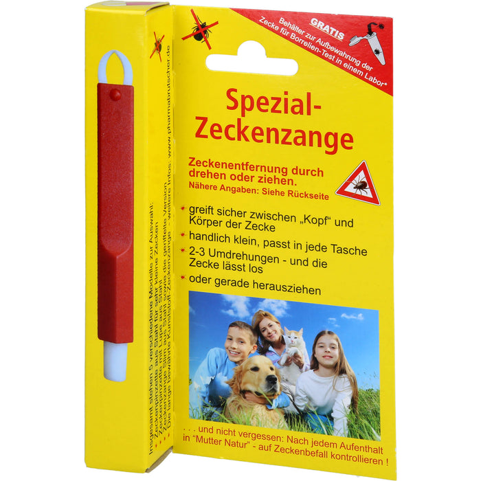 Pharma Brutscher Spezial-Zeckenzange, 1 pc Suppression des tiques