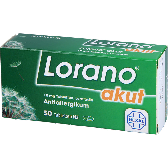 Lorano akut Tabletten, 50 St. Tabletten