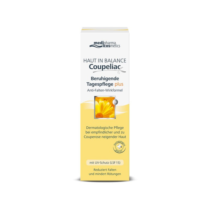 medipharma cosmetics Haut in Balance Coupeliac beruhigende Tagespflege plus, 50 ml Crème